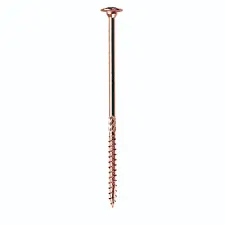 Vis charpente Geto Wood G&B - tête ronde large - boîte de 50 pièces - Ø8 x 80 mm - 92153