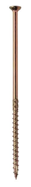 Vis charpente tête fraisée T30 6x100 zingué bichromaté FISSAGI - Boite 100 - 92002