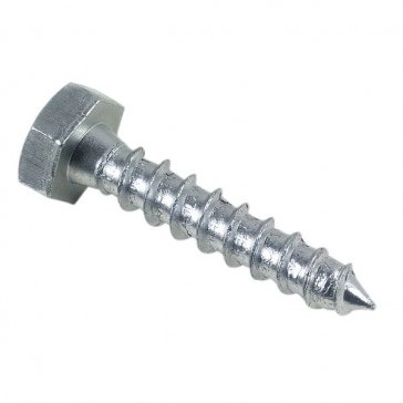 Tirefond LENNIE - Zingué blanc - Ø10x70 - boite de 100 - TIR1007002B Tirefond LENNIE - Zingué blanc - Ø10x70 - boite de 100 - TIR1007002B