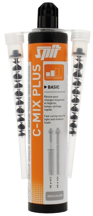 Scellement chimique SPIT CMIXPLUS Pierre - Cartouche de 300 ml + 2 Buses - 055865