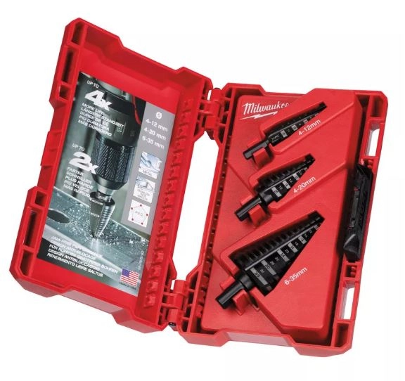 Coffret de 3 Forets étagés 3/5/6 MILWAUKEE - 48899399