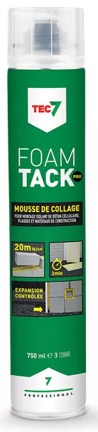 Mousse de collage Foam Tack Pro TEC7 - Cartouche 750ml - 670009227 Mousse de collage Foam Tack Pro TEC7 - Cartouche 750ml - 670009227