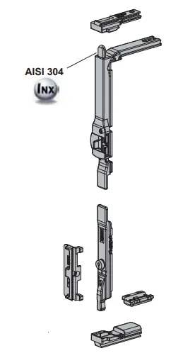 Boîte base Galicube FAPIM 1V - Sans poignée ni paumelle - 1461I_Z5