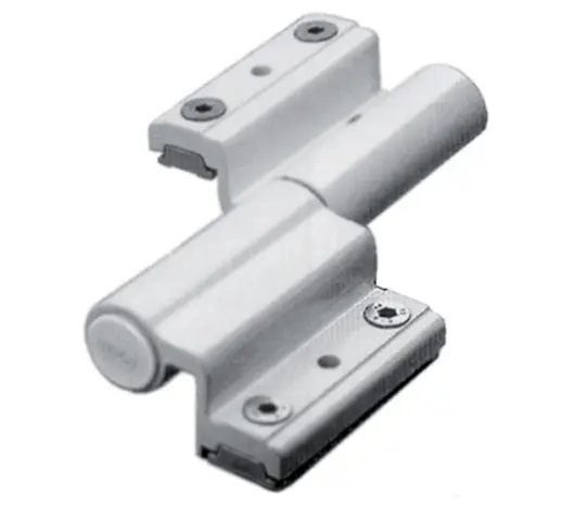 Paumelle à clamer porte fenêtre Venice Baby FAPIM gorge 14x18/13.6x16.8 - Blanc 9010 - 5603A-32