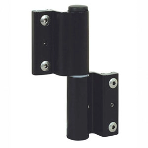 Paumelle à clamer Venice FAPIM pour porte-fenêtre - noir 9005 - gorge 10x14.5 - 5601B-37