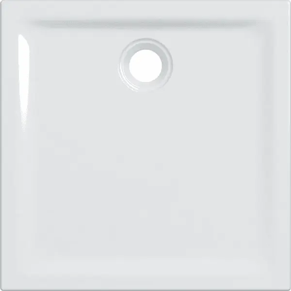 Receveur céramique GEBERIT Renova - 90 x 90 extra-plat à poser/encastrer - 00721800000AG3