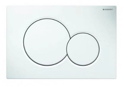 Plaque de commande Sigma01GEBERIT Blanc - 115.770.11.5
