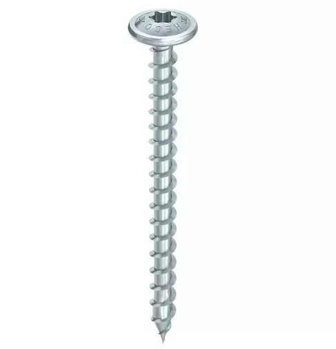 Vis HECO-Topix-Plus - Ø8x80mm - Tête Ronde large - Filetage Total - T40 - Boite de 50 - 61245
