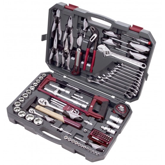 Coffret d'outils universel Basic-Line 1/2" 1/4" KRAFWERK - 115 pièces - 204.105.600 Coffret d'outils universel Basic-Line 1/2" 1/4" KRAFWERK - 115 pièces - 204.105.600