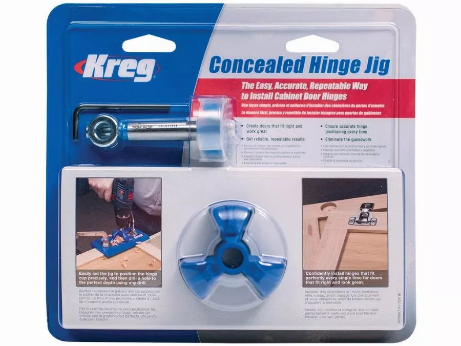 Gabarit pour charnière cachée - KREG - KHI-HINGE-INT