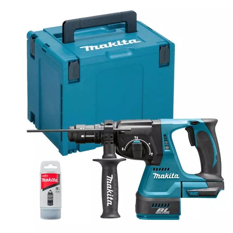 Perfo-burineur SDS-Plus 18V LXT 24 mm - MAKITA - sans batterie, ni chargeur + Coffret MakPac - DHR243ZJ Perfo-burineur SDS-Plus 18V LXT 24 mm - MAKITA - sans batterie, ni chargeur + Coffret MakPac - DHR243ZJ