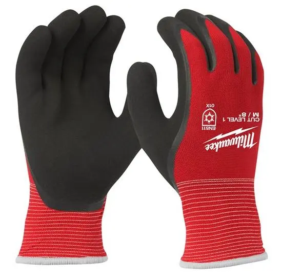 Gants hiver anti coupe niveau 3/C MILWAUKEE Taille XL/10 lot de 6 paires - 4932471612