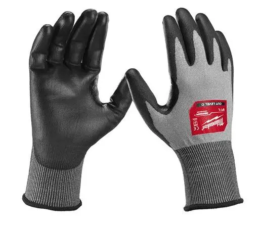 Gants Hi-Dex MILWAUKEE Anti coupure C - Taille 10 - 4932480499