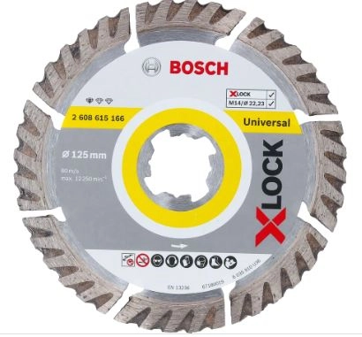 Disque diamant X-Lock Standard Universal BOSCH 125 mm - 2608615166