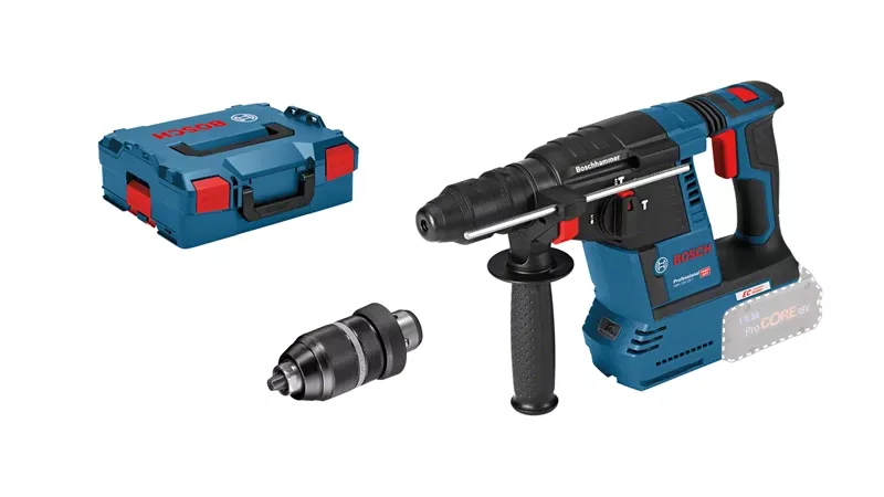 Perforateur GBH 18V-26 F Professional SDS-Plus - 18V 2.6J - BOSCH - sans batterie ni chargeur - L-BOXX - 611910001 Perforateur GBH 18V-26 F Professional SDS-Plus - 18V 2.6J - BOSCH - sans batterie ni chargeur - L-BOXX - 611910001