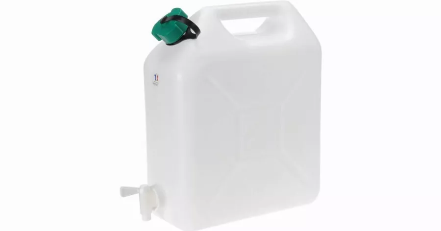 Jerrican de qualité alimentaire avec robinet ALGI - 10L - 07510010 Jerrican de qualité alimentaire avec robinet ALGI - 10L - 07510010