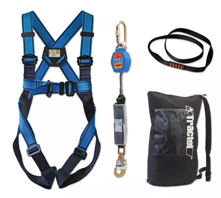 Kit antichute harnais HT22 + Blocfor 1.8 + Anneau AS19S TRACTEL - 67472 Kit antichute harnais HT22 + Blocfor 1.8 + Anneau AS19S TRACTEL - 67472