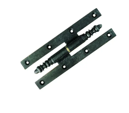 Paumelle picarde rustique vernis 190x70 mm - droite - PR197D7