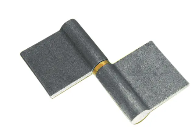 Paumelle de grille profilée en 80 mm lame au centre TORBEL - G.PRO.BL.080