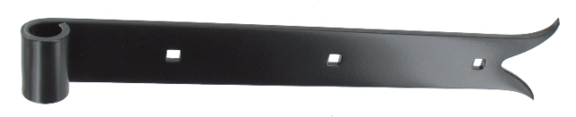 Penture droite - Queue de carpe - Hauteur : 39mm x épaisseur : 4,5 mm Ø 16 L.600MM Penture droite - Queue de carpe - Hauteur : 39mm x épaisseur : 4,5 mm Ø 16 L.600MM
