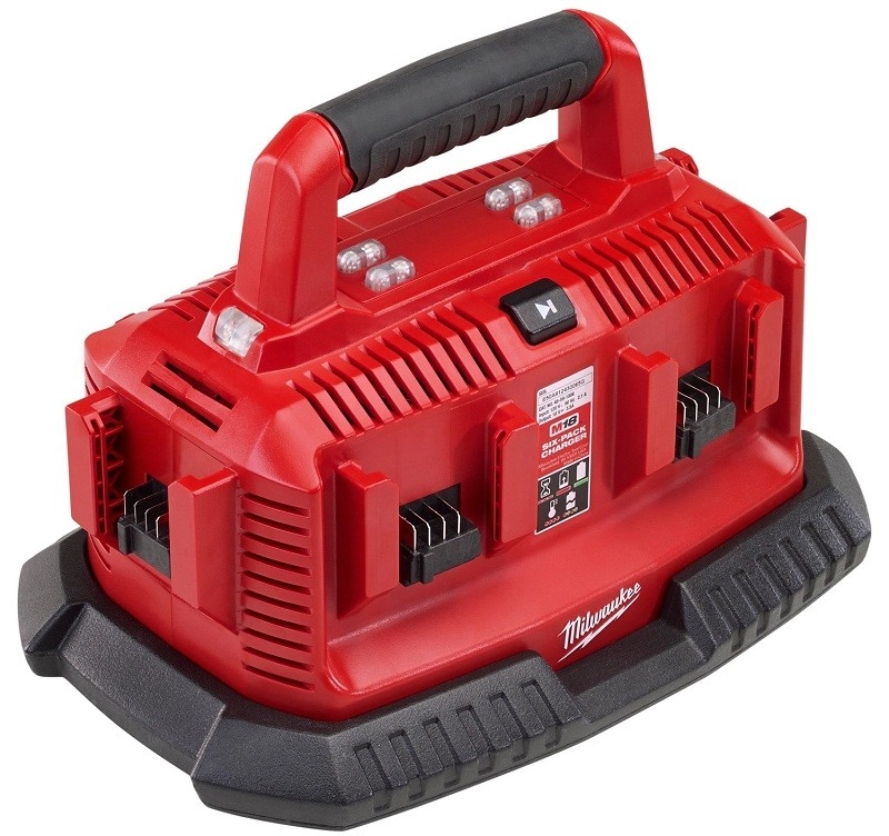 Chargeur  MILWAUKEE  M1418 C6 - 14-18V Multibay pour 6 batteries - 4932430086