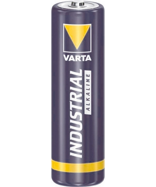 Pile alcaline industrielle 1.5V LR6 AA VARTA - 4 packs de 10 piles - 4006211354