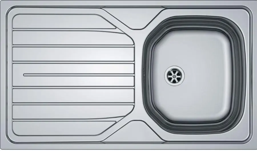 Évier inox à encastrer FRANKE - 1C/1E REL 611- 860x500 mm - 897666