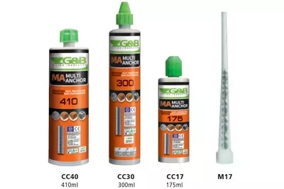 Cartouche chimique polyester MA multi ancrage G&B - CC