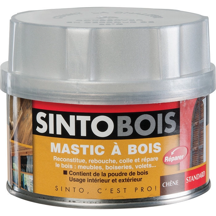 Mastic SINTOBOIS + Tube durcisseur SINTO - Chêne - Boite 1 L - 23702 Mastic SINTOBOIS + Tube durcisseur SINTO - Chêne - Boite 1 L - 23702