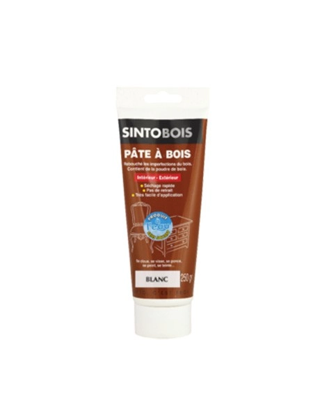 Pâte à bois à l'eau Blanc Tube de 250 grammes - 37600 Pâte à bois à l'eau Blanc Tube de 250 grammes - 37600