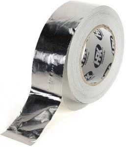 Ruban adhésif aluminium résistant à 120° HPX pour maintien et étanchéité - 75mm x 50m - AL7550