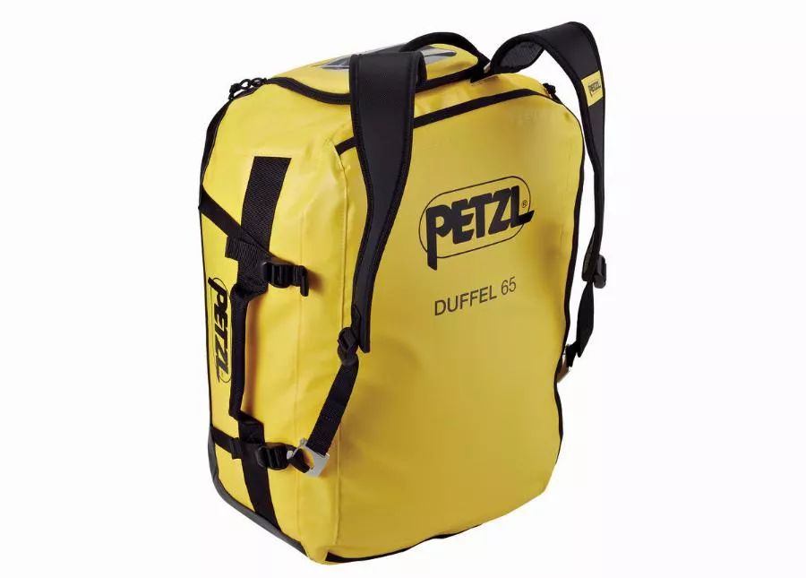 Sac de transport PETZL Duffel 65 litres - Jaune/noir - S045AA00 Sac de transport PETZL Duffel 65 litres - Jaune/noir - S045AA00