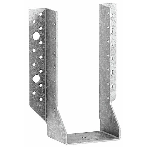 Sabot de charpente à ailes extérieures SIMPSON - T.380 x L.80 x H.150 mm - ép.2 mm - SLE380/80/2