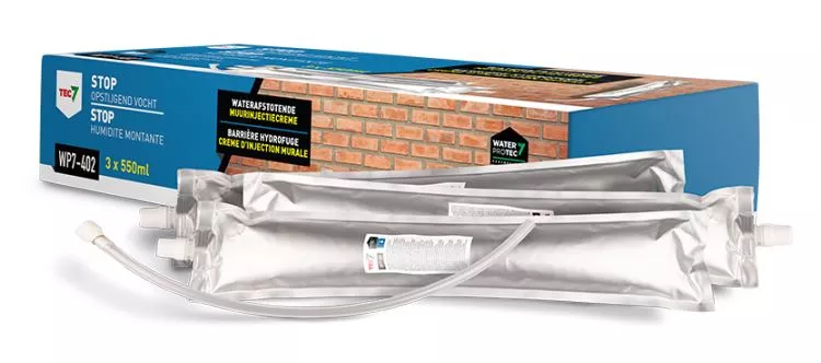 Gel WP7 Stop humidité montante TEC 7 - Set de 3 poches - 602060000