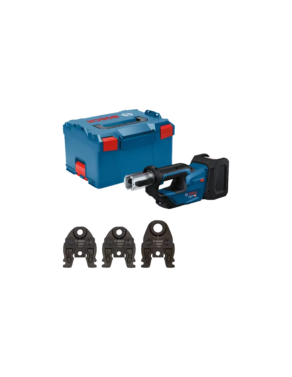 Sertisseuse sans fil GPT 18V-19 Professional + 3 Mâchoires type TH16/20/26 + L-BOXX 238 - BOSCH - 06019M2004