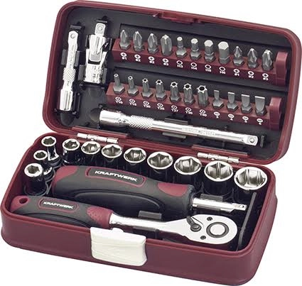 Coffret de douilles 1/4" 38 Pièces - KRAFTWERK - 99073 Coffret de douilles 1/4" 38 Pièces - KRAFTWERK - 99073