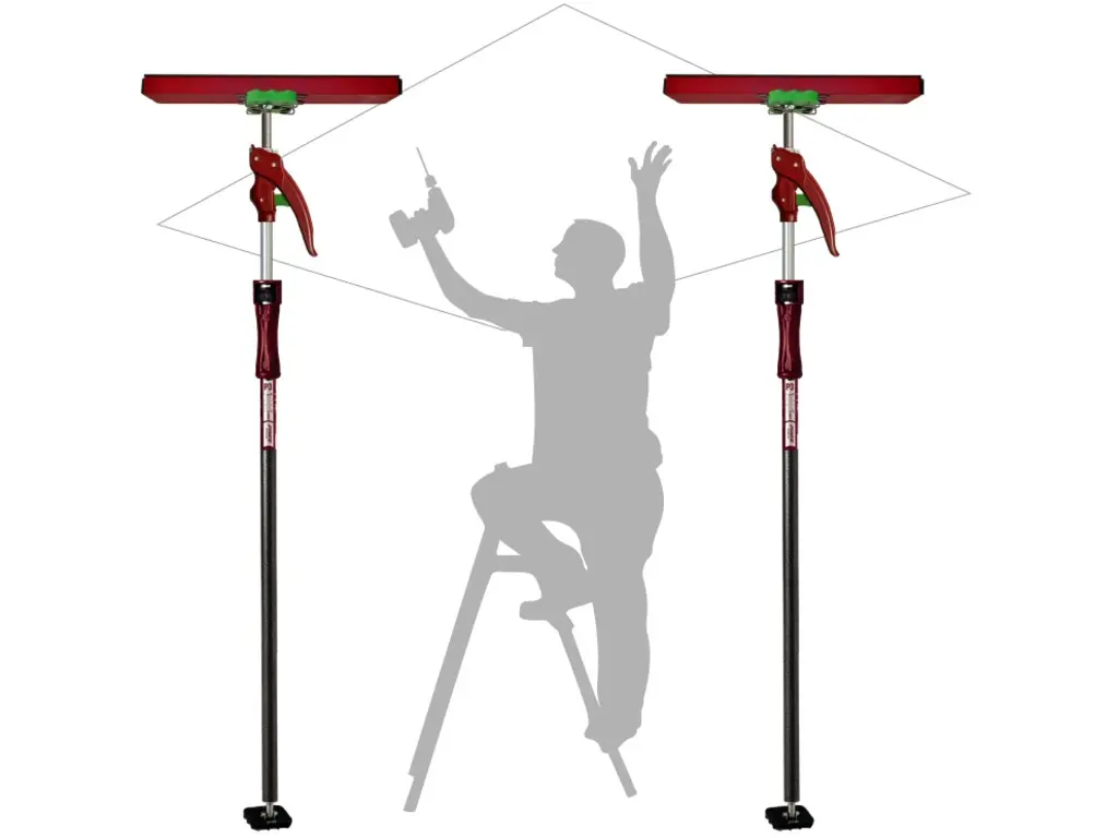 Kit plaquiste - 2 étais 155 à 290 cm avec accessoires et sac de rangement - PIHER - 34017