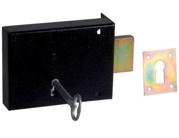 Serrure en applique 461 METALUX pêne dormant - L.80mm axe 40mm - droite - FC04611030