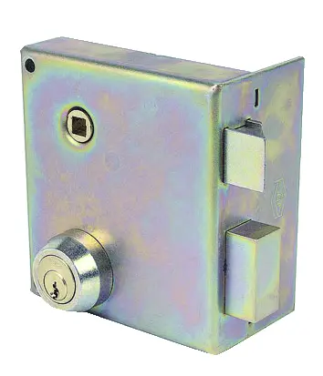 Serrure en applique monopoint JPM SAS - verticale à fouillot - 5 pistons - 3 clés - Droite - 900400-031A