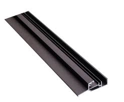 Seuil pour bois à joint sur dormant BILCOCQ - 25  x 71 mm - aluminium brut - PB48BAS