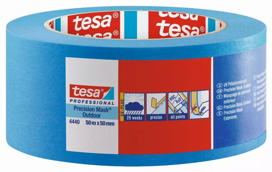 Ruban 50m x 50mm masquage précision extérieur 26 semaines TESA - 04440-00004-00 Ruban 50m x 50mm masquage précision extérieur 26 semaines TESA - 04440-00004-00