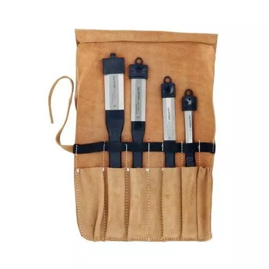 Trousse de 4 ciseaux de charpentier - EMILE PEYRON - 115T4 Trousse de 4 ciseaux de charpentier - EMILE PEYRON - 115T4