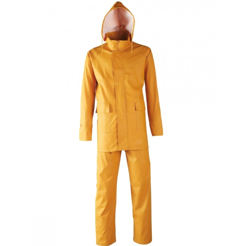 Ensemble de pluie PU/PVC jaune SINGER - Taille M - VPLOCEAN02 Ensemble de pluie PU/PVC jaune SINGER - Taille M - VPLOCEAN02