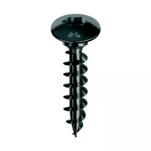 Vis MUSTAD Panelvit FC Tête de penture - Torx - Ø6x40mm - Zingué noir - Boite de 200 - PV029A600400KNC Vis MUSTAD Panelvit FC Tête de penture - Torx - Ø6x40mm - Zingué noir - Boite de 200 - PV029A600400KNC