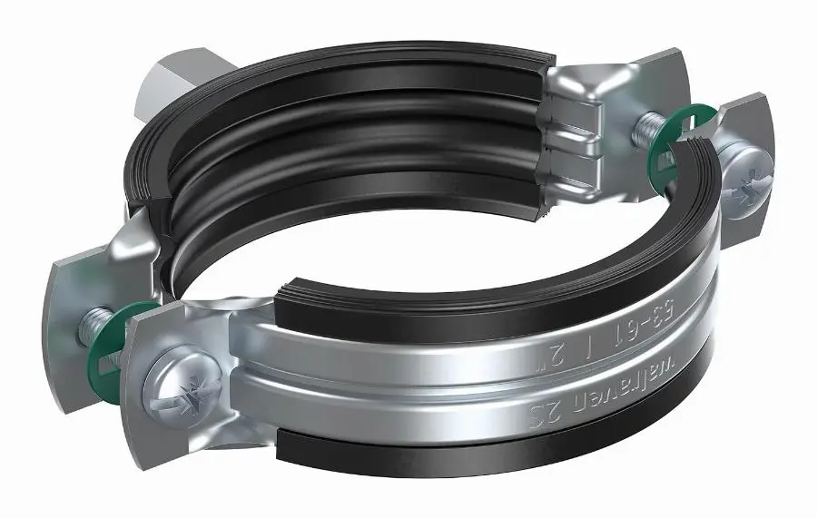 Colliers 2S avec isogaine WALRAVEN M8/10 Ø31-37 mm - Caoutchouc EPDM - 33435037  